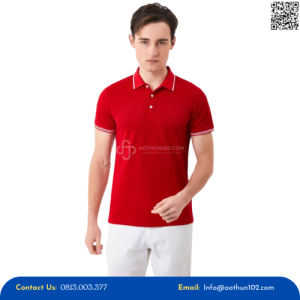 Áo Thun Đồng Phục Có Viền