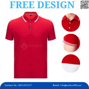 Áo Thun Đồng Phục Có Viền