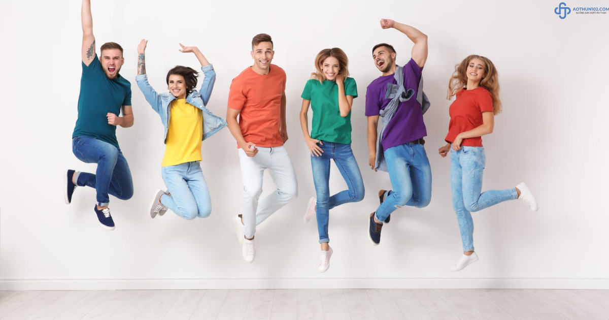 Áo thun đồng phục nhóm cực đẹp mới nhất