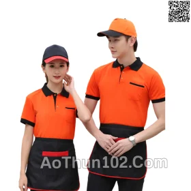 Áo thun đồng phục quán ăn AT17-5938