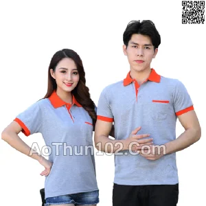 Áo thun đồng phục cổ trụ AT17-5917