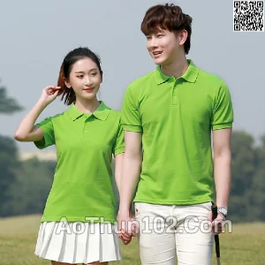 Áo thun đồng phục cổ trụ trơn AT17-5945