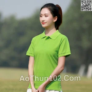 Áo thun đồng phục cổ trụ trơn AT17-5945