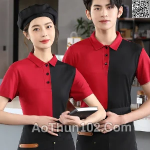 Áo thun ngắn tay cho nhân viên phục vụ nam nữ AT17-5960