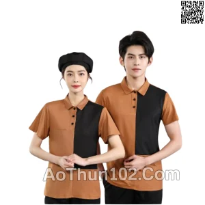 Áo thun ngắn tay cho nhân viên phục vụ nam nữ AT17-5960