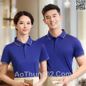 Áo thun polo ngắn tay cho nam nữ cổ trụ AT17-5999