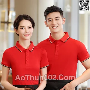 Áo thun polo ngắn tay cho nam nữ cổ trụ AT17-5999