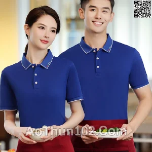 Áo thun polo ngắn tay cho nam nữ cổ trụ AT17-6027