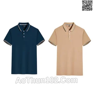 Áo thun polo ngắn tay cho nam nữ cổ trụ ngắn tay AT17-6007