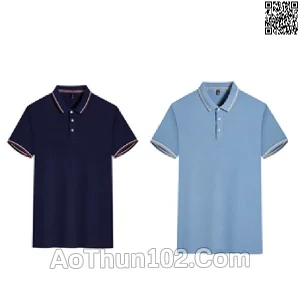 Áo thun polo ngắn tay cho nam nữ cổ trụ ngắn tay AT17-6007