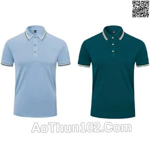 Áo thun polo ngắn tay cho nam nữ phối màu AT17-5981