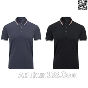 Áo thun polo ngắn tay cho nam nữ phối màu AT17-5981
