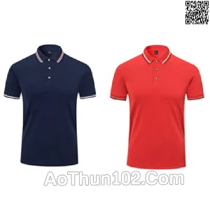 Áo thun polo ngắn tay cho nam nữ phối màu AT17-5981