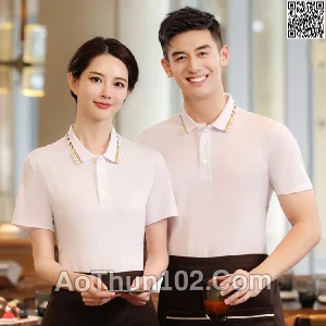 Áo thun polo ngắn tay cho nam nữ trơn AT17-5991