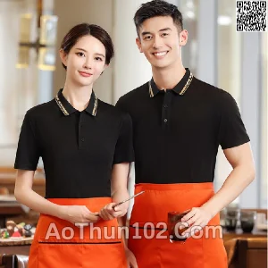 Áo thun polo ngắn tay cho nam nữ trơn AT17-5991