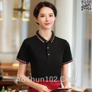 Áo thun polo ngắn tay nam nữ cổ trụ ngắn tay AT17-6021