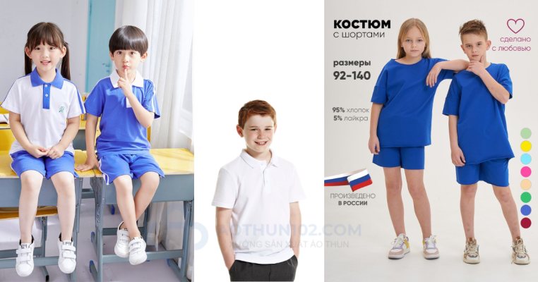 Mẫu Áo Thun Đồng Phục Học Sinh Mới Nhất